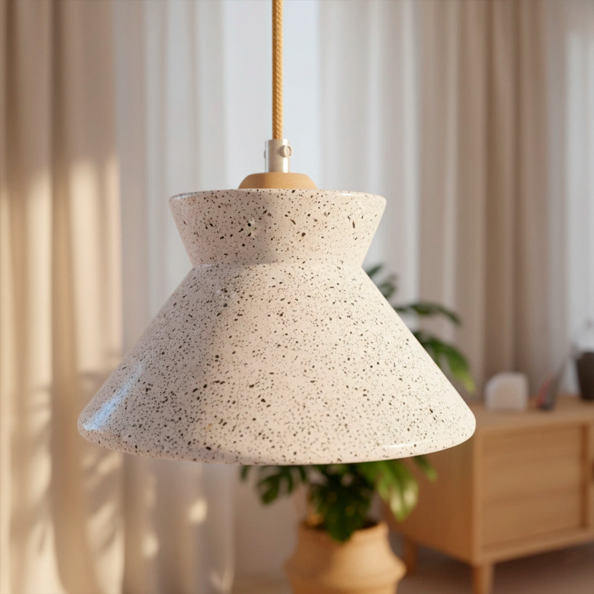 Kit 3 luminárias Pendente Granito Nord