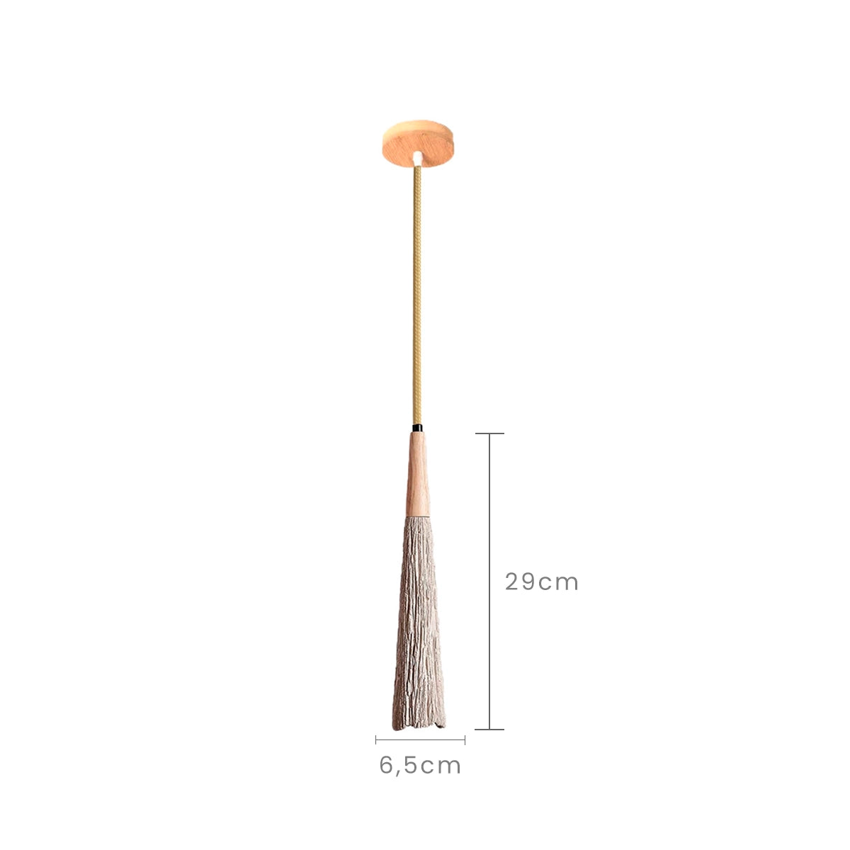 Kit 3 Luminárias Pendente de Concreto Lyne