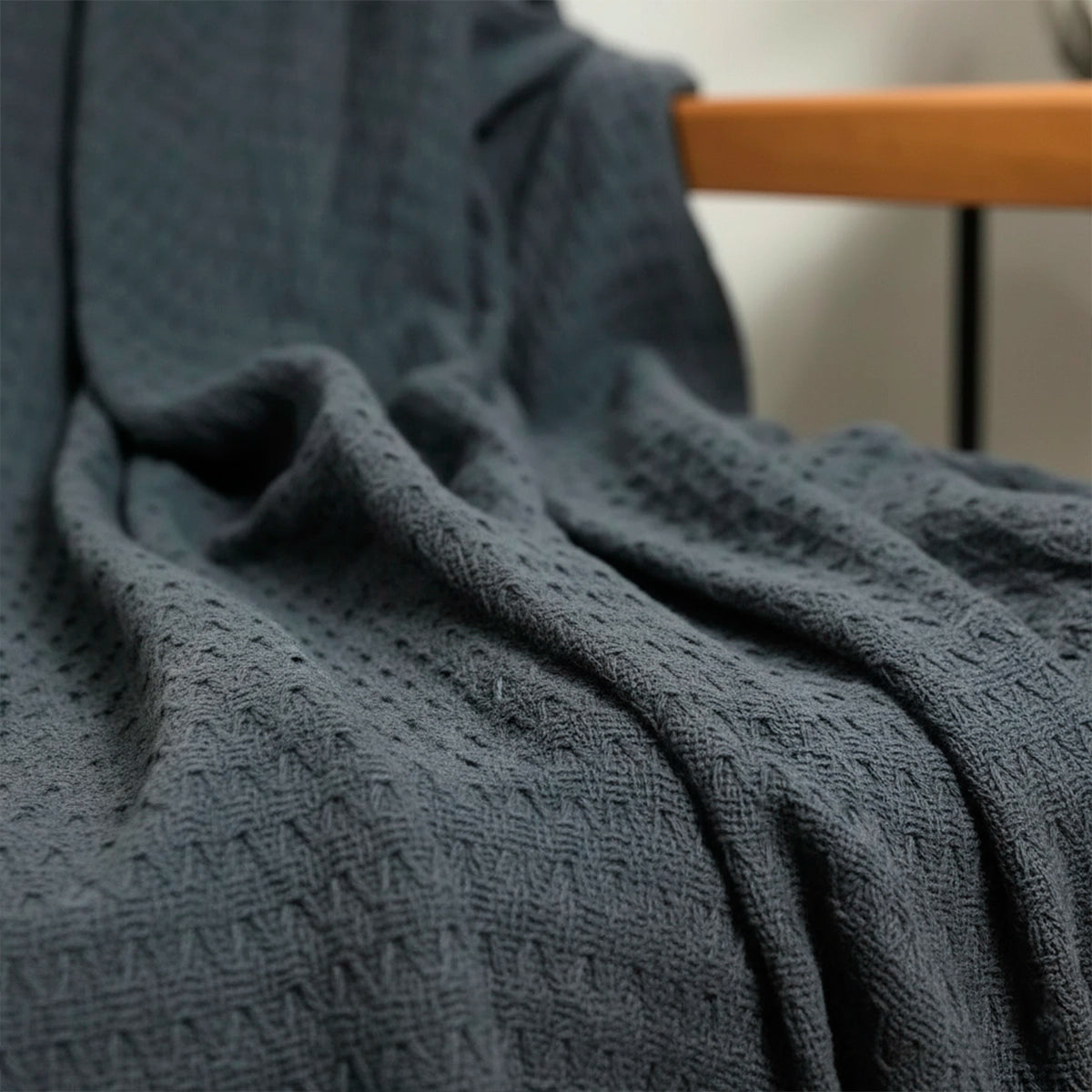 Manta para Sofá Artesanal Algodão Serena