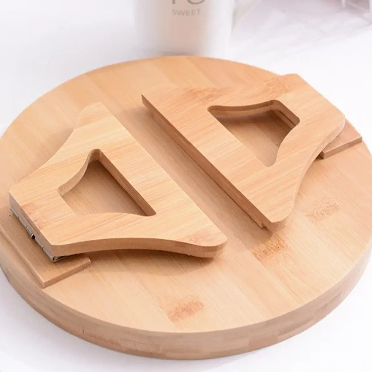 Bandeja de Sofá em Bambu Natural