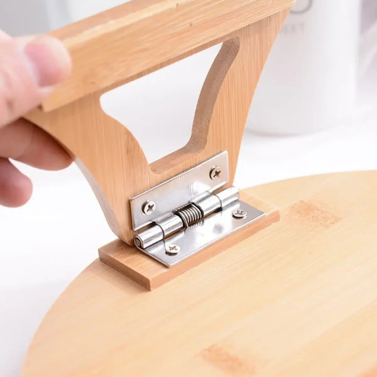 Bandeja de Sofá em Bambu Natural