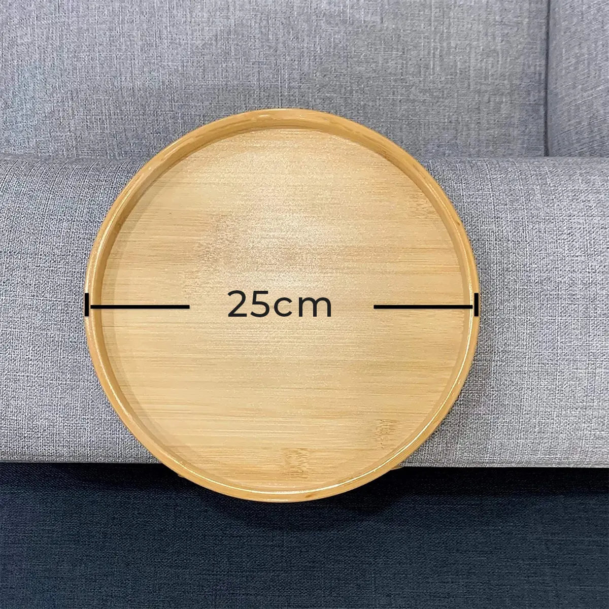 Bandeja de Sofá em Bambu Natural