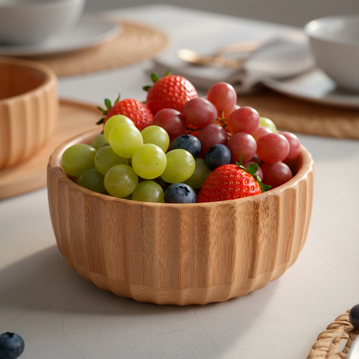 Bowl Canelado de Bambu Essenza Natural