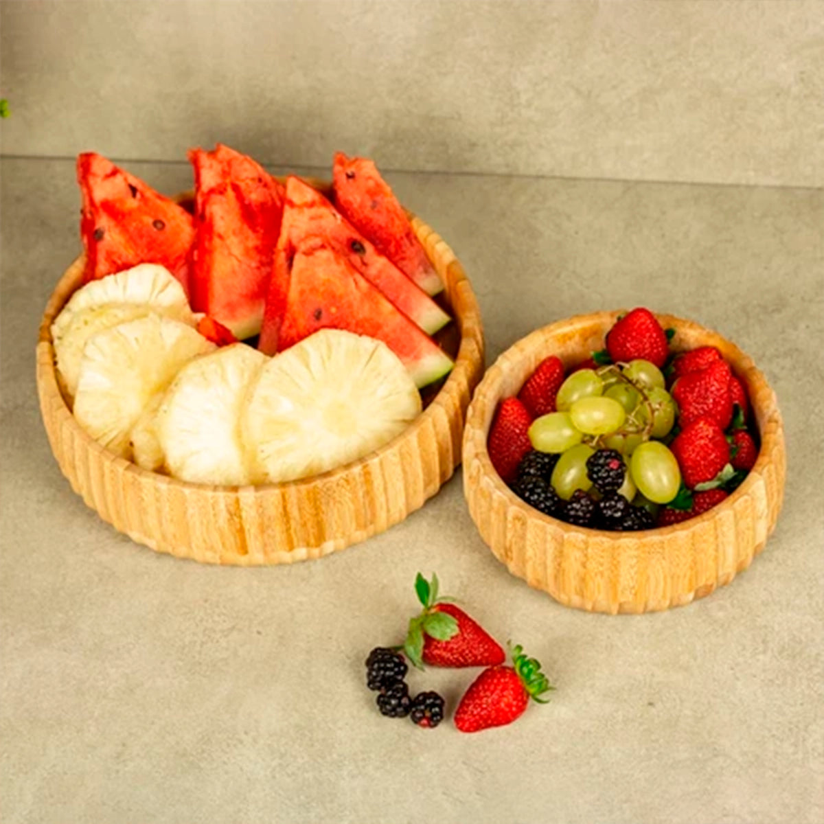 Bowl Canelado de Bambu Essenza Natural