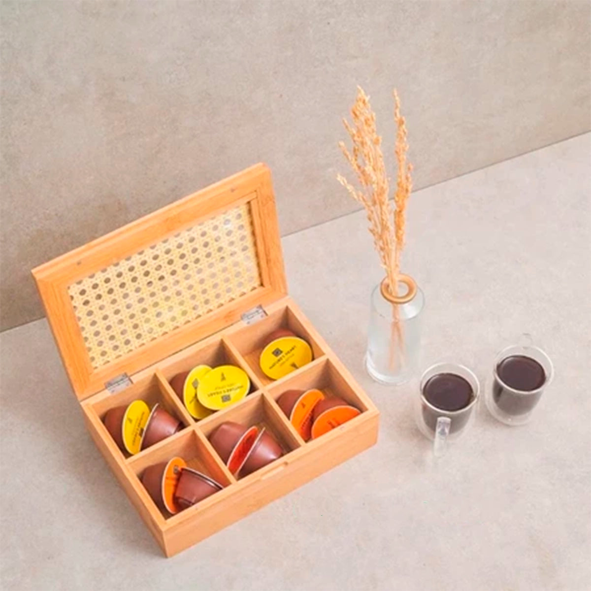 Caixa Multiuso Palhinha Indiana Essenza Natural