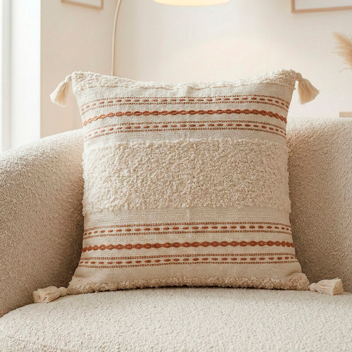 Capa de Almofada Boho Naturali