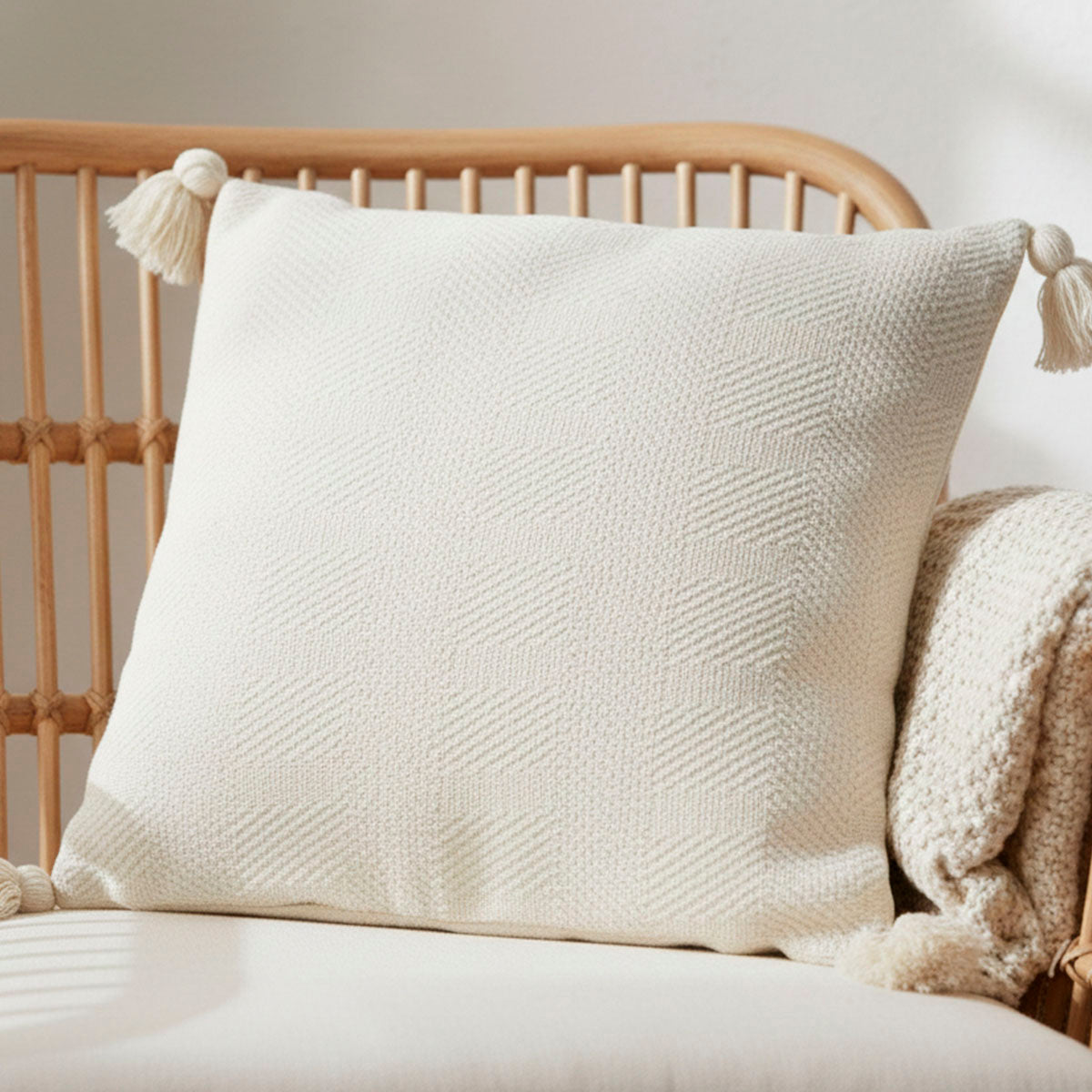 Capa de Almofada Duna com Pompom