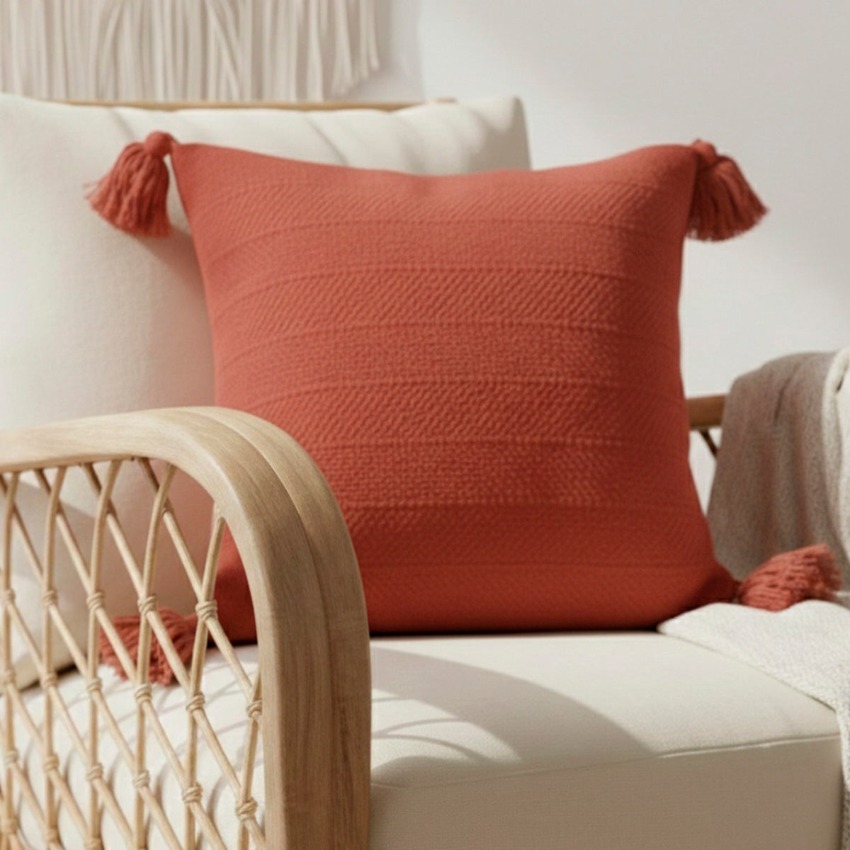 Capa de Almofada Duna com Pompom