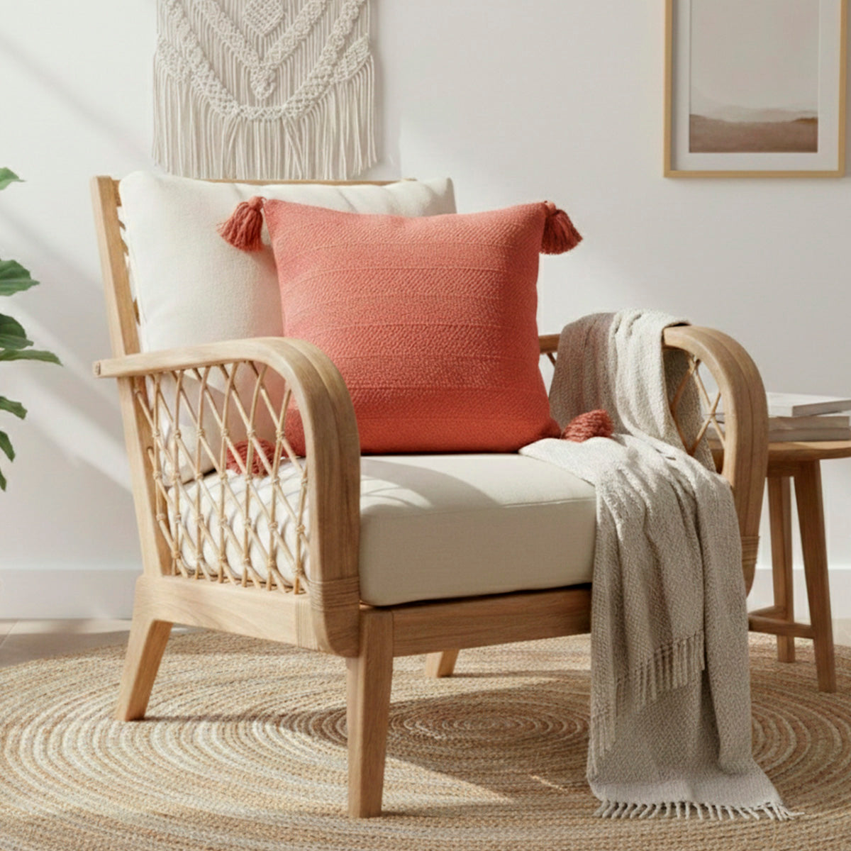 Capa de Almofada Duna com Pompom