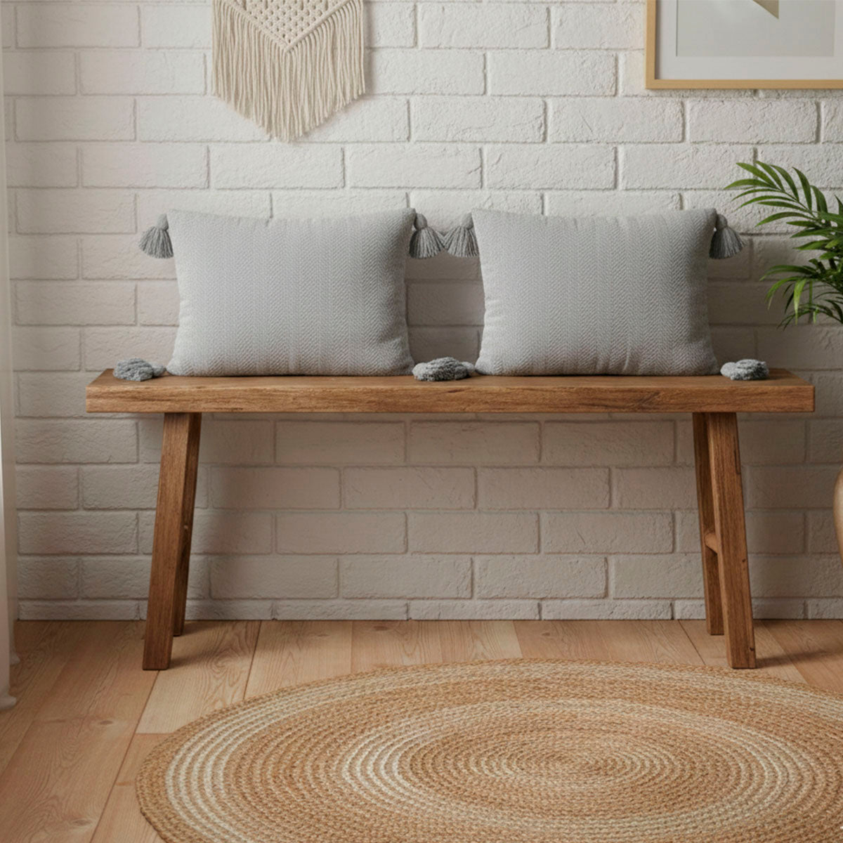 Capa de Almofada Duna com Pompom Baguete