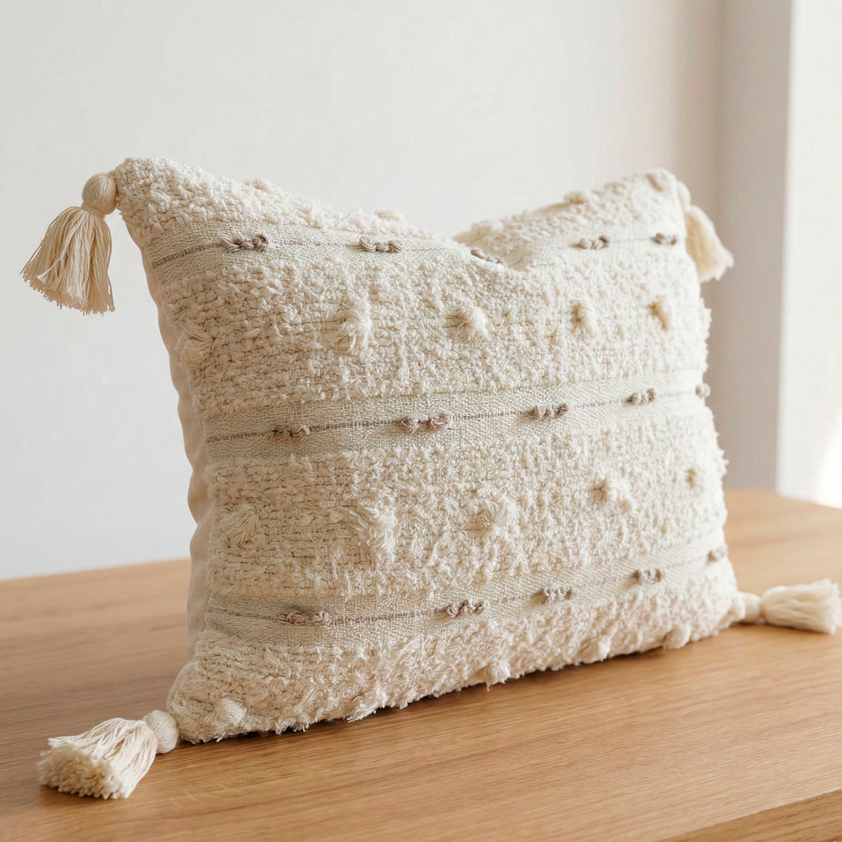 Capa de Almofada baguete Boho Nuvem