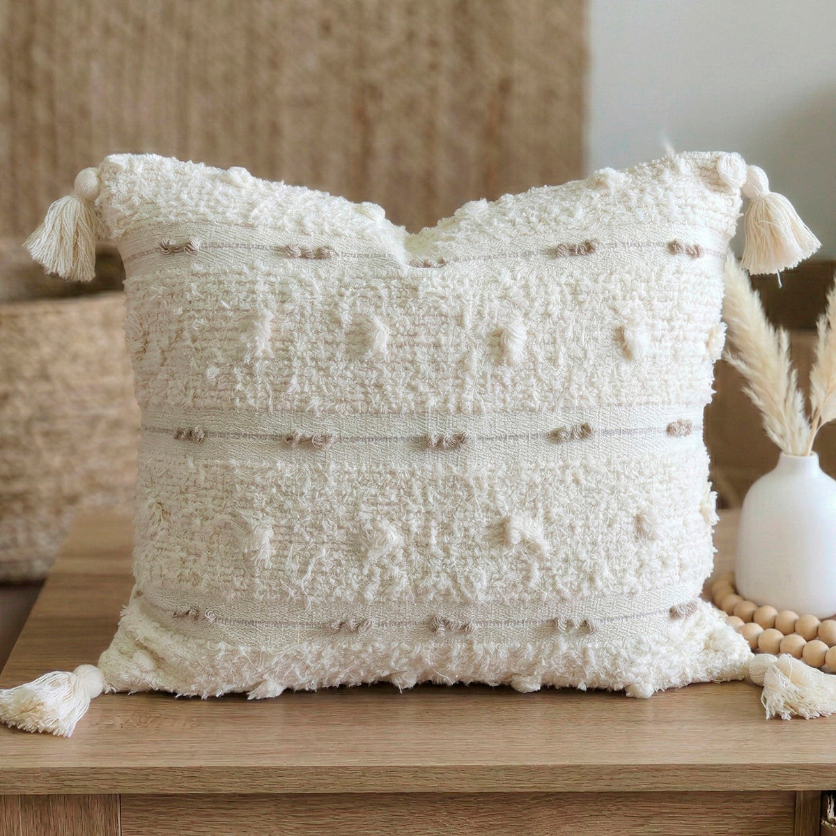 Capa de Almofada baguete Boho Nuvem