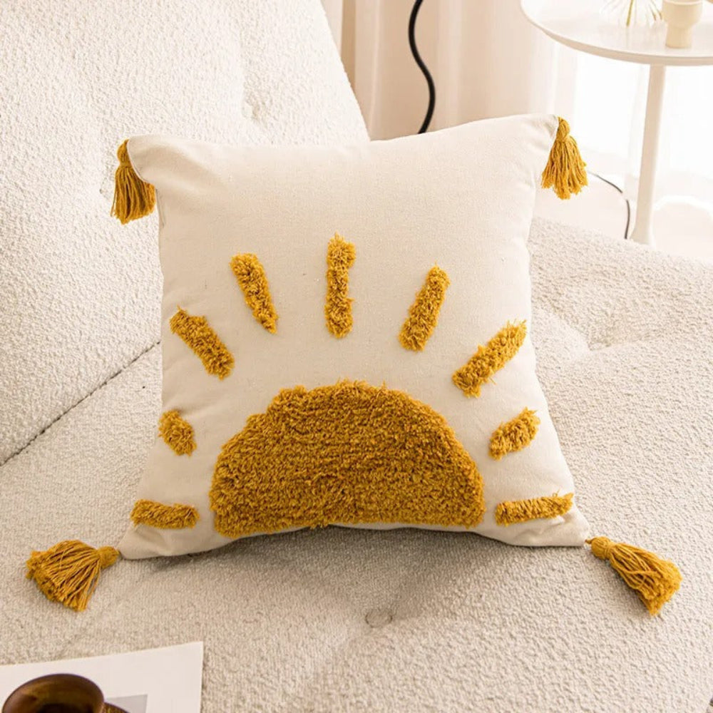 Capa de Almofada boho Sol