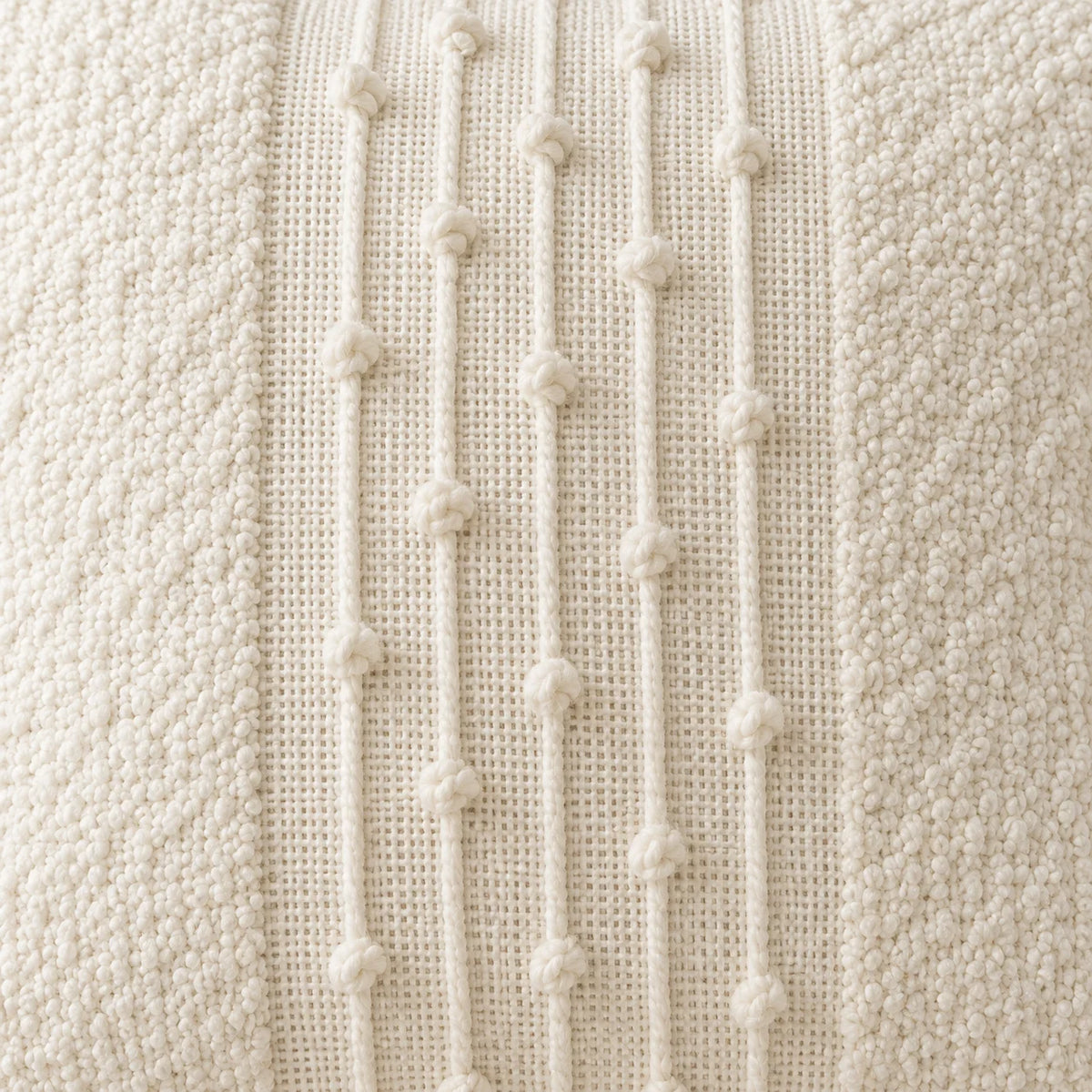Capa de Almofada Premium Cru com Tassels