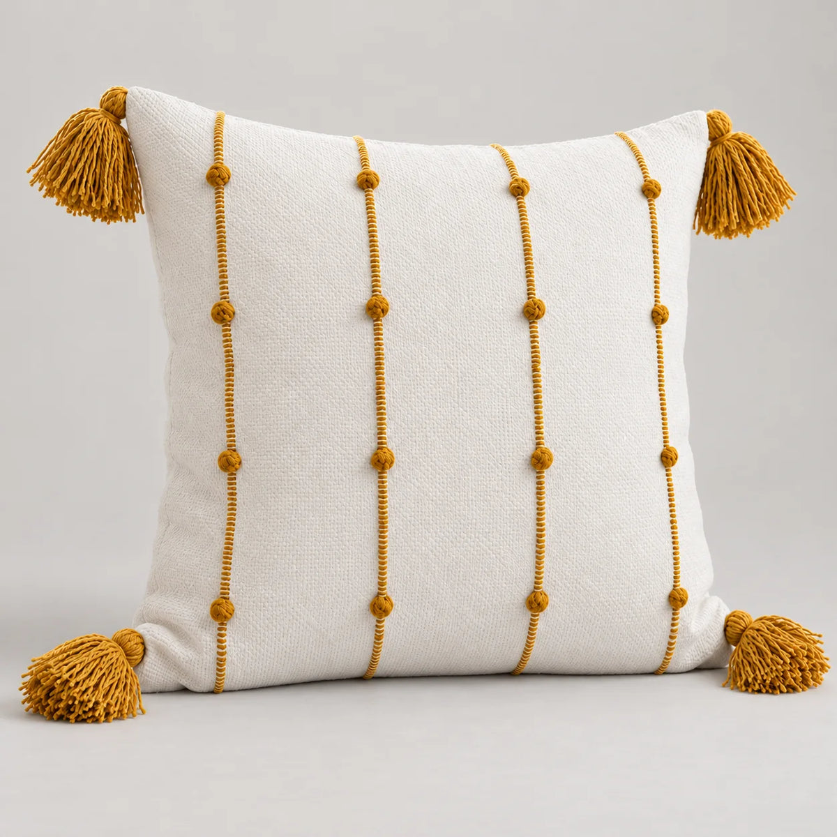 Capa de Almofada Trama com Pompom