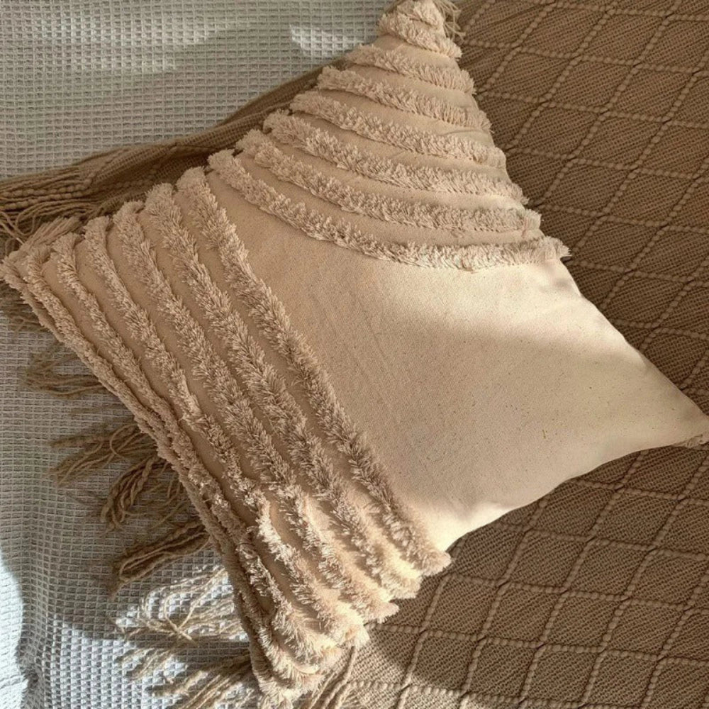 Capas de Almofadas Boho Bordada