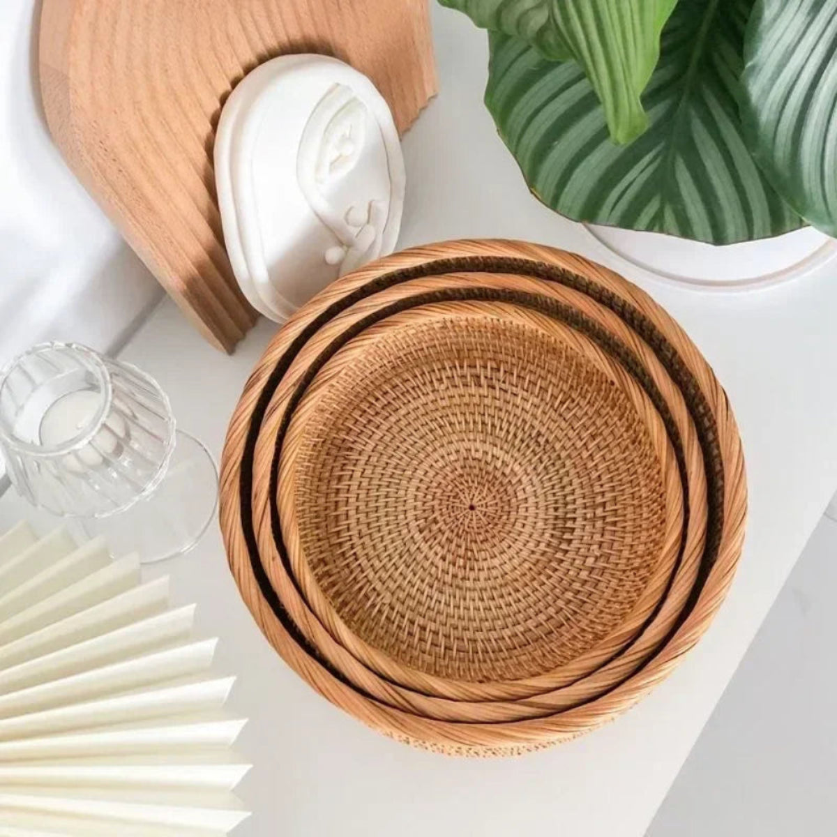 Cesta de Servir Vime Bowl