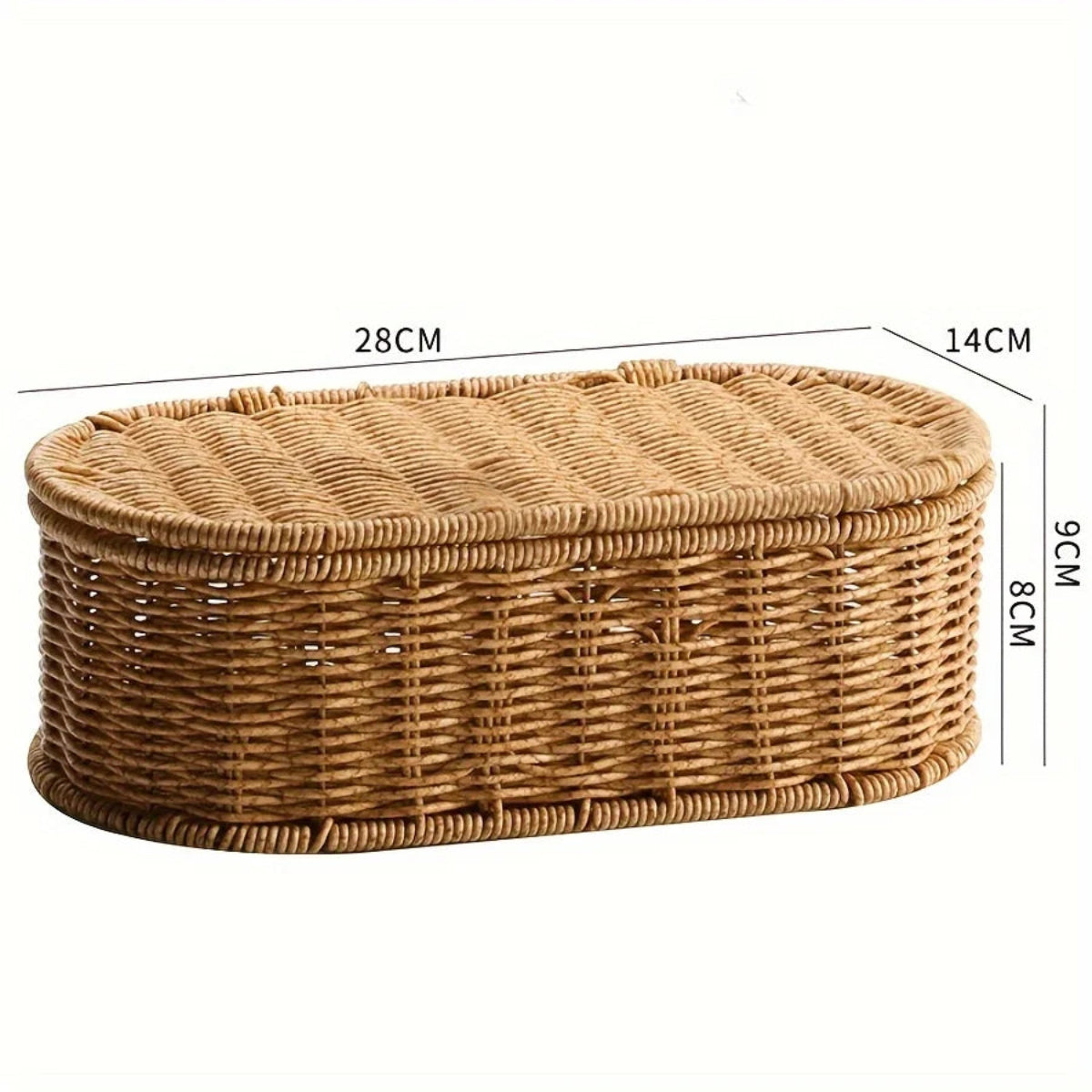 Cesto de Armazenamento Rattan Serra
