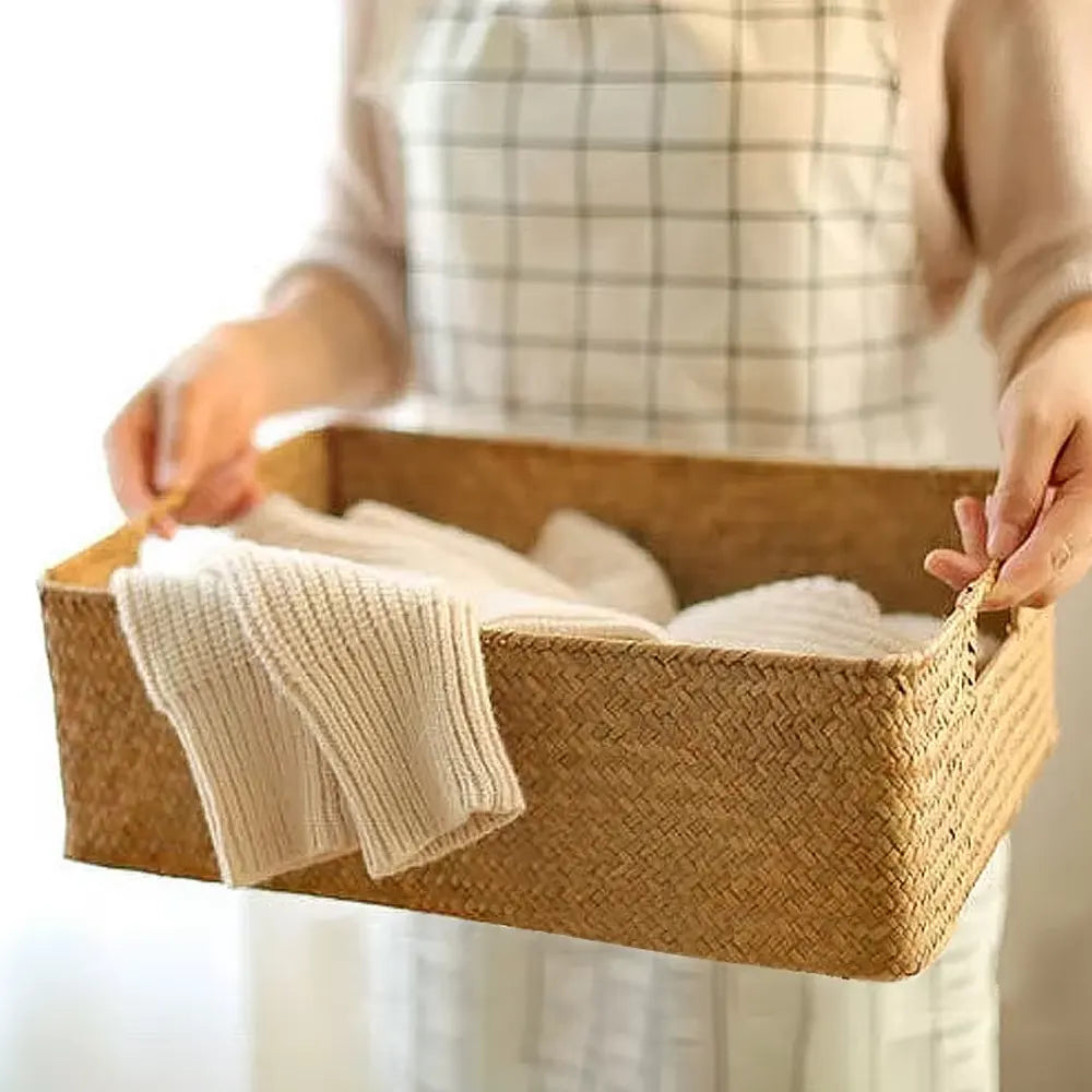 Cesto de Armazenamento Vime Rustic