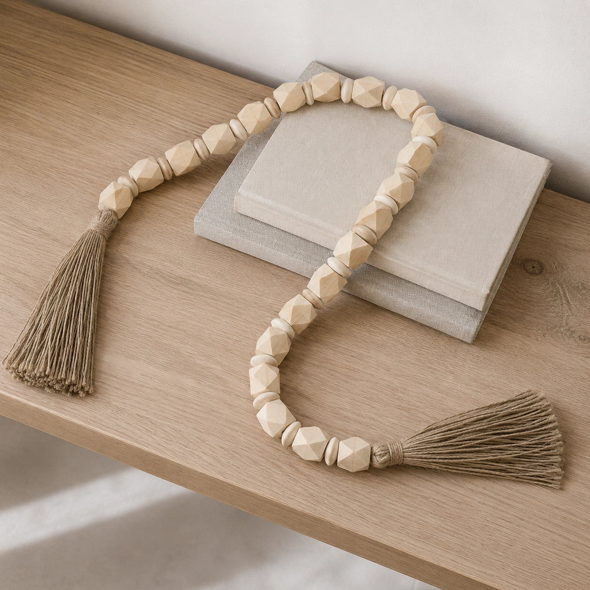Colar de Mesa Decorativo Wood Boho