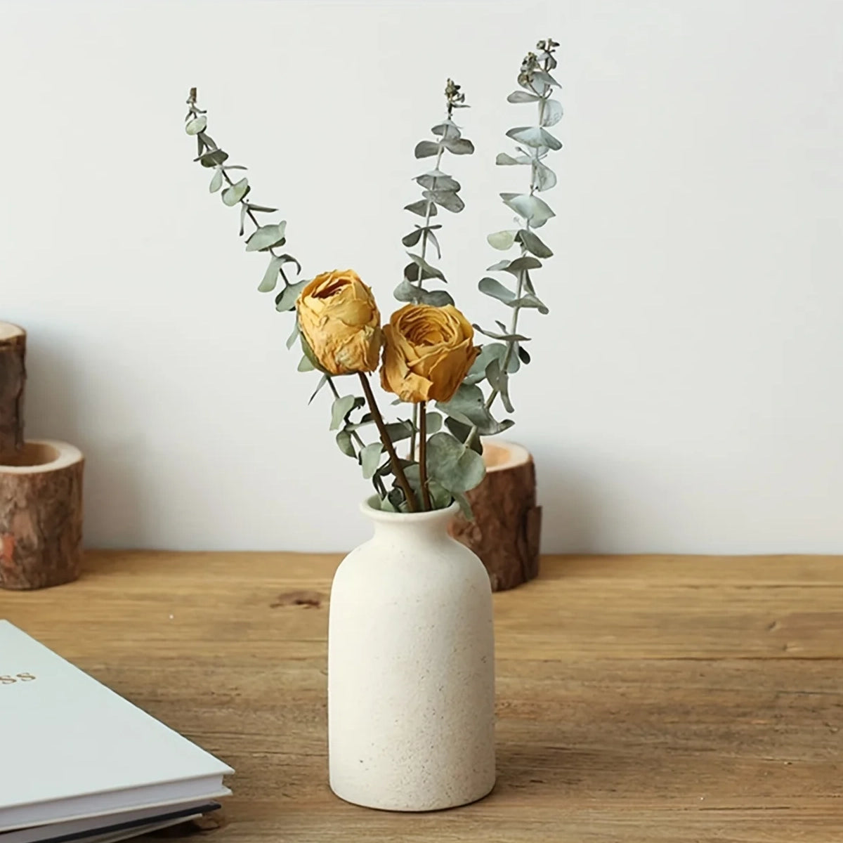 Conjunto vasos de cerâmica Kallu