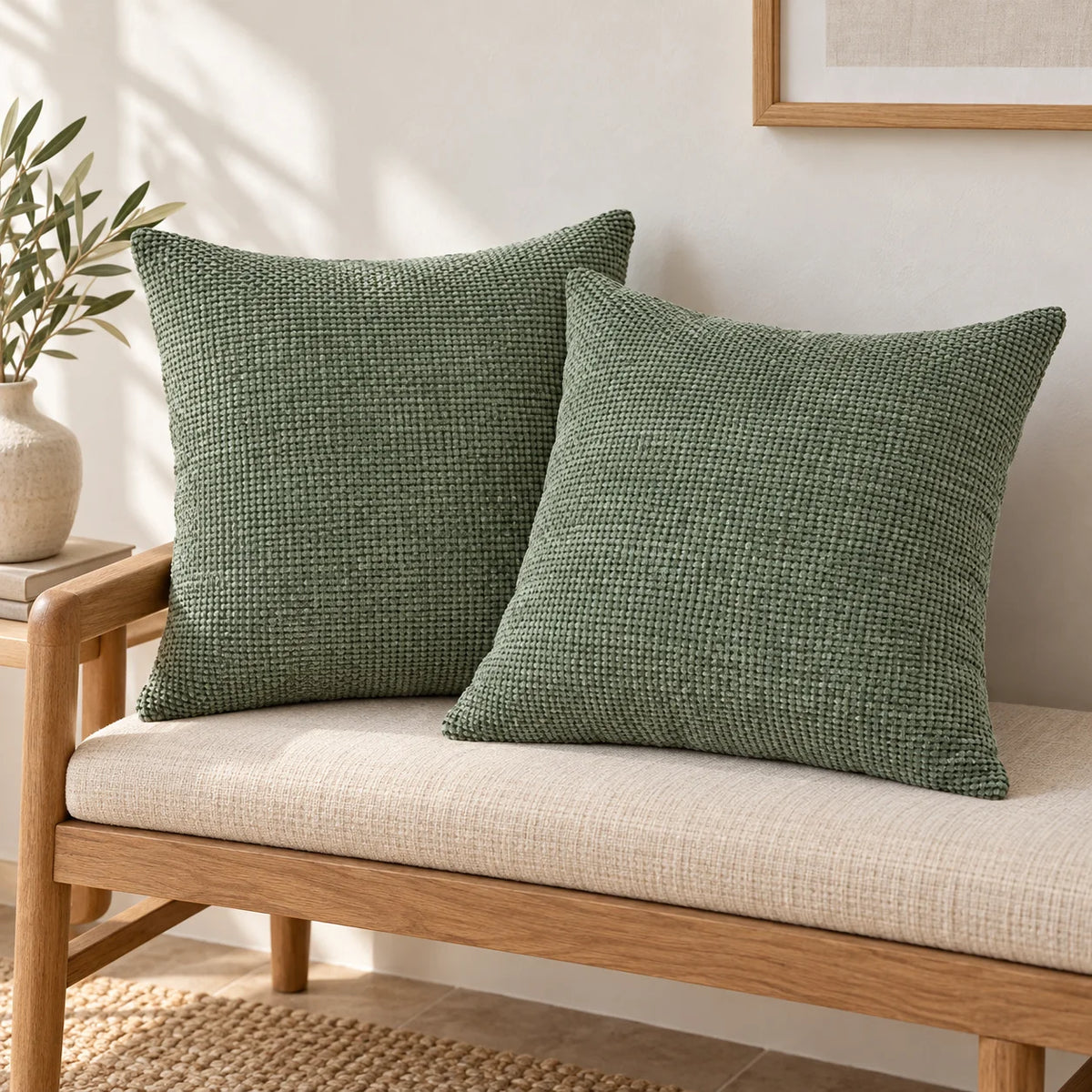 Kit com 2 Capas de Almofada Tear — imagem 1 da galeria Casainno