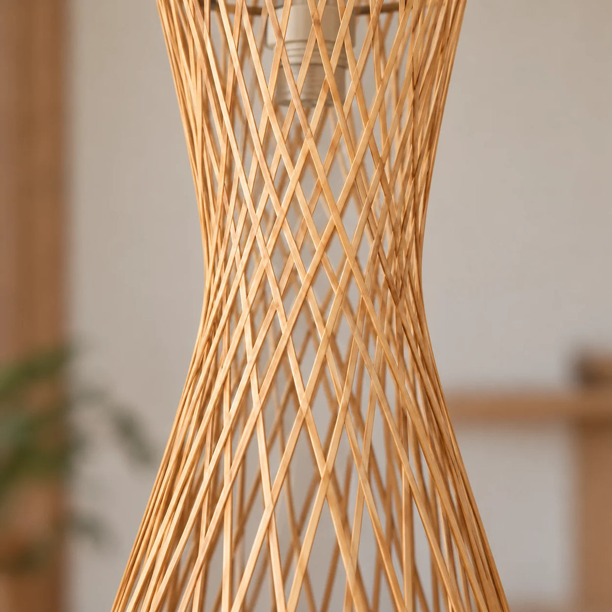 Kit 3 Luminárias Pendente de Bambu Suna