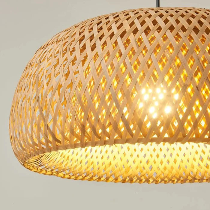 Kit 3 Luminárias Pendente de Bambu Encantos