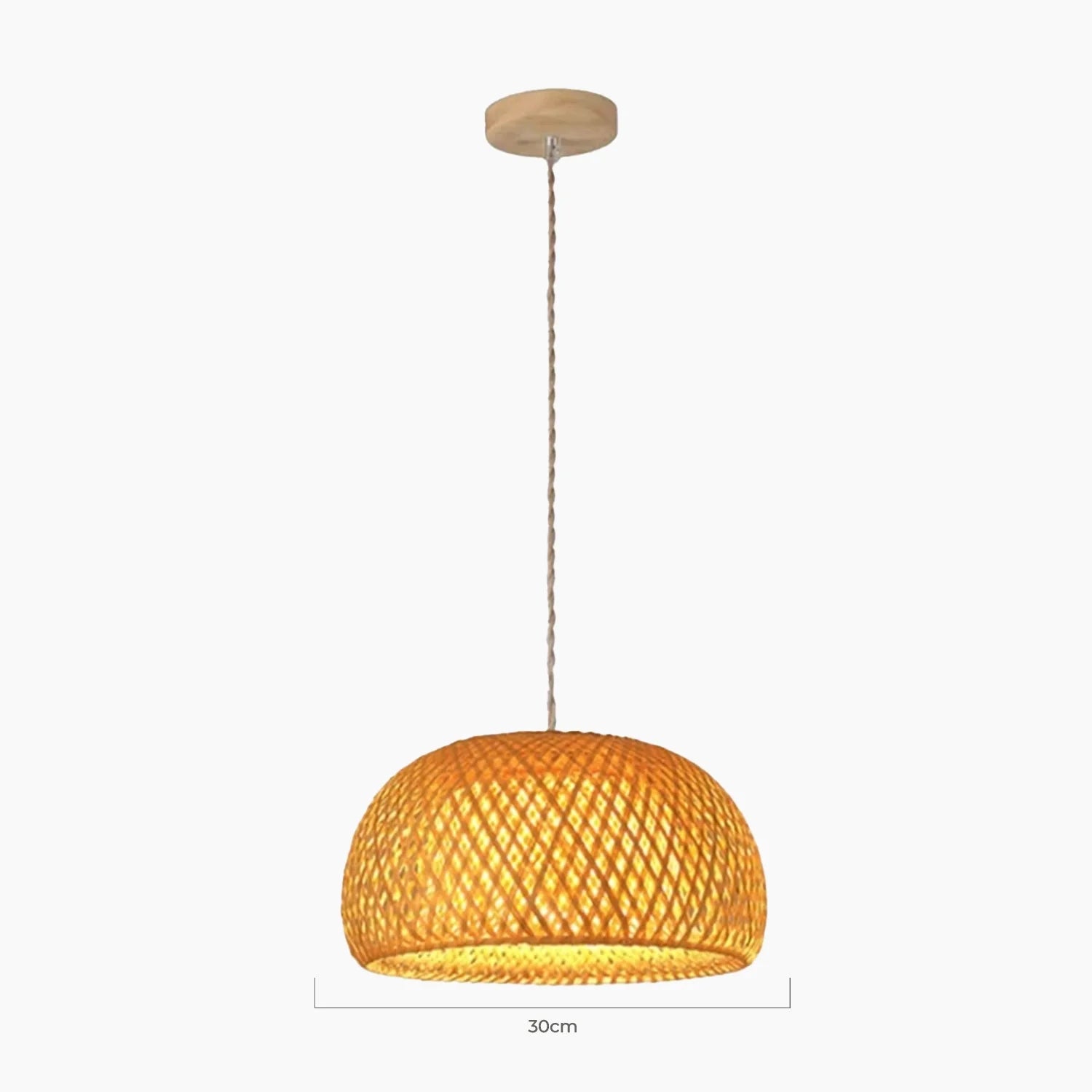 Luminária Pendente de Bambu Encantos
