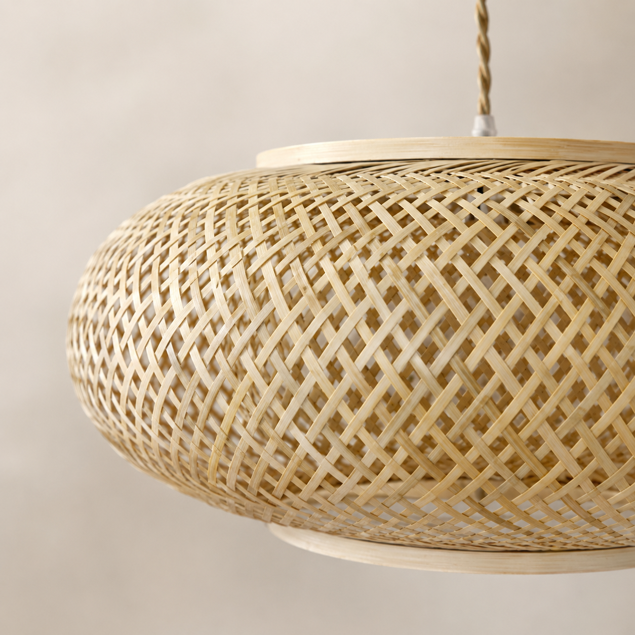 Luminária Pendente de Bambu Tayra