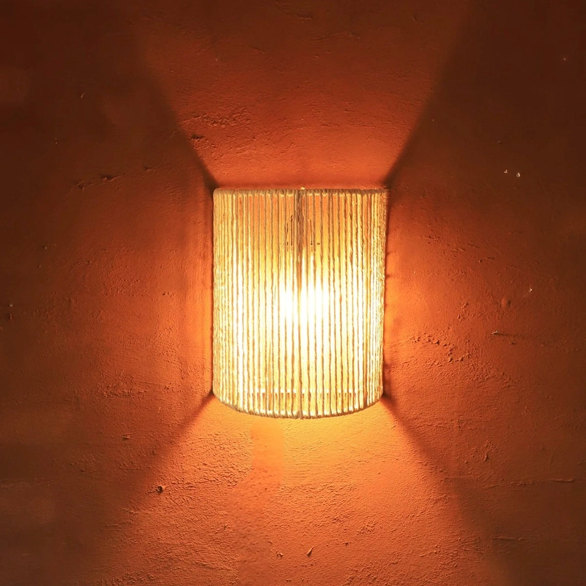 Luminária Arandela de Palha Brisa