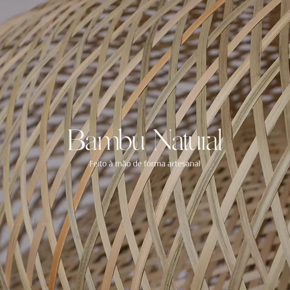 Luminária Pendente Bambu Hive