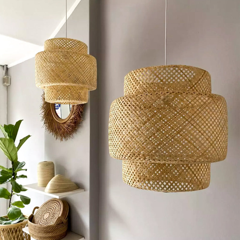 Luminária Pendente Bambu Nature Nest