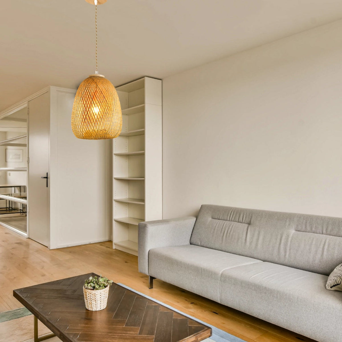 Luminária Pendente de Bambu Bayu