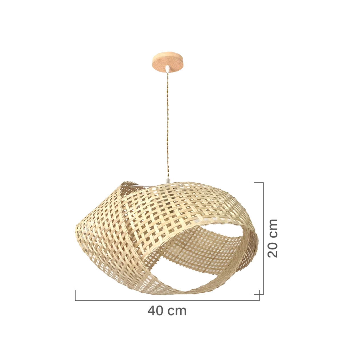 Luminária Pendente de Bambu Kairós