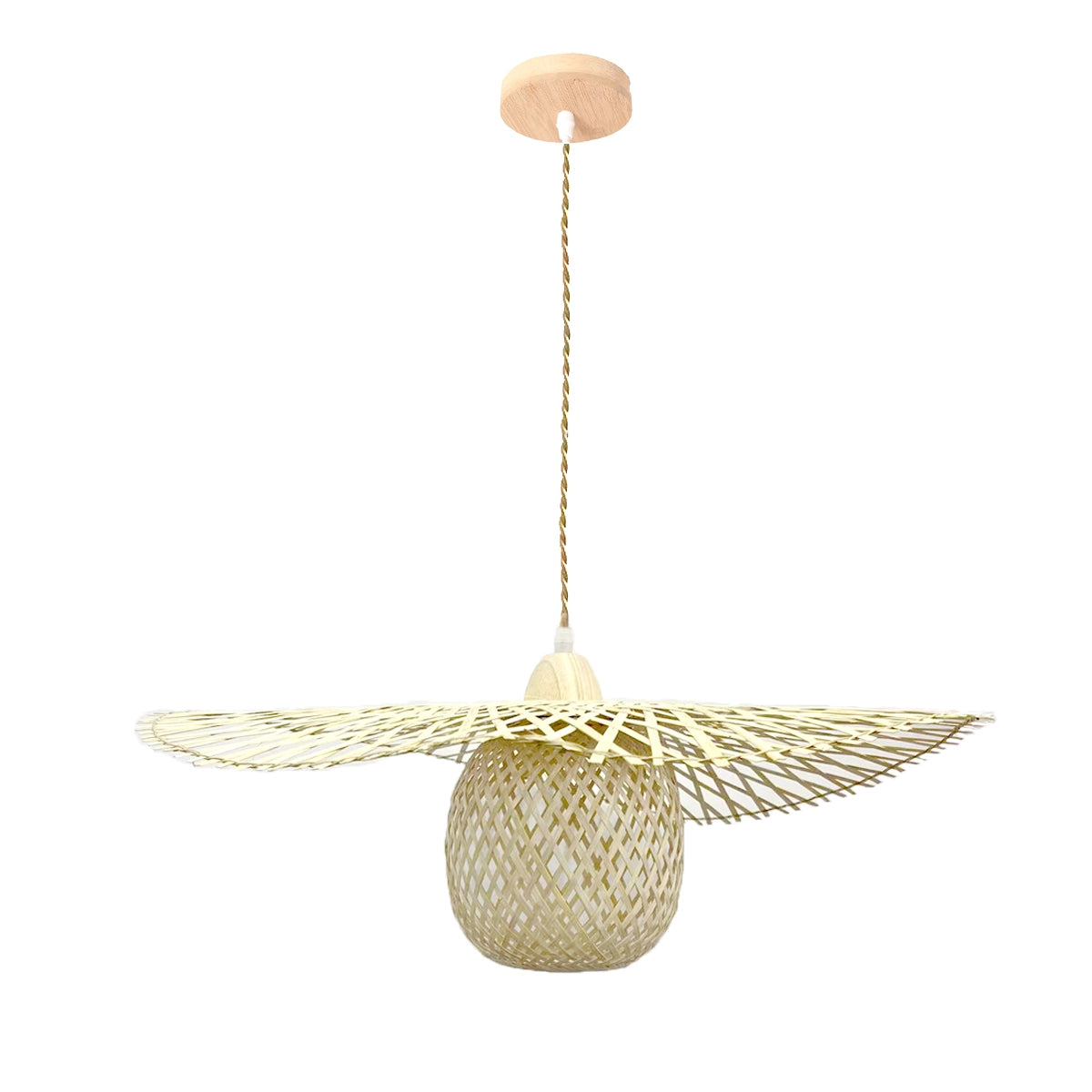 Luminária Pendente de Bambu Solari