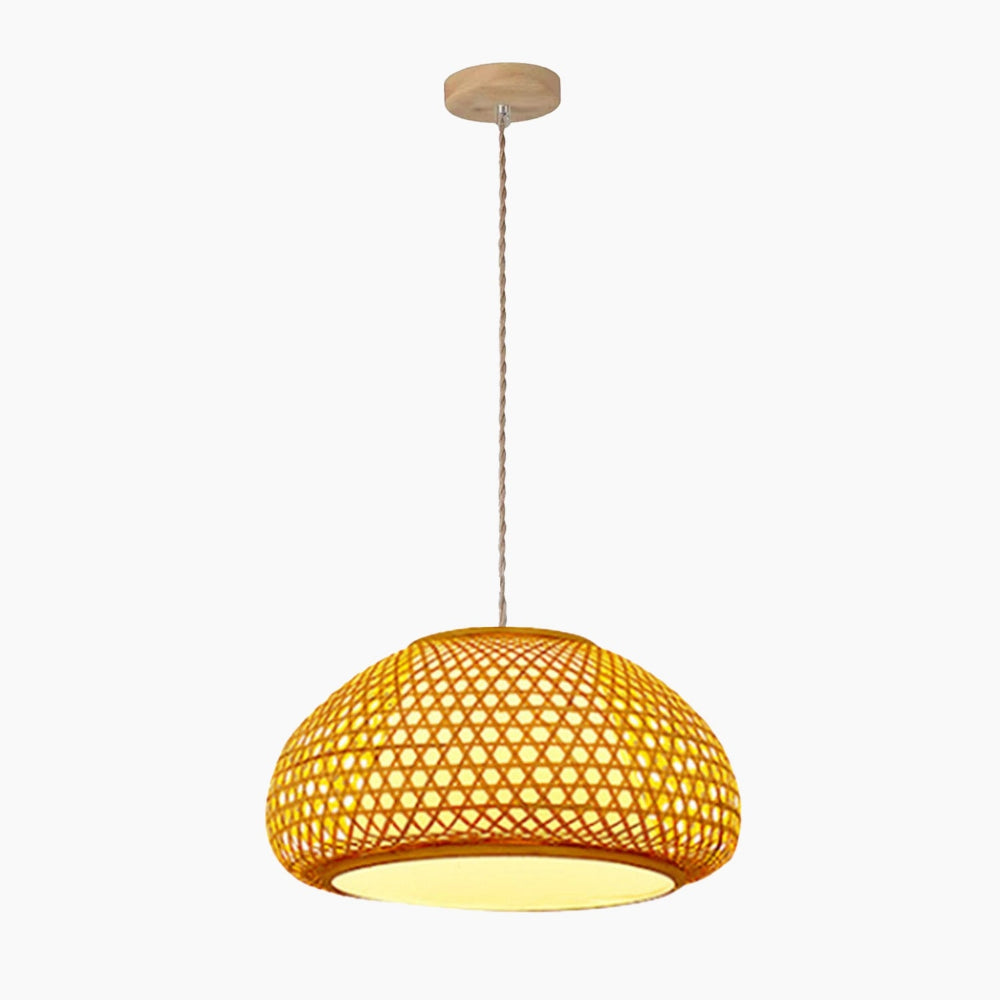Luminária Pendente de Bambu Solin