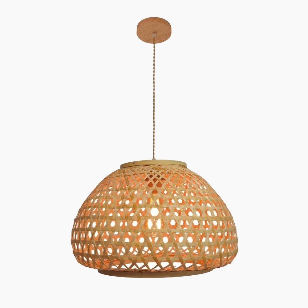 Luminária Pendente de Bambu Solin
