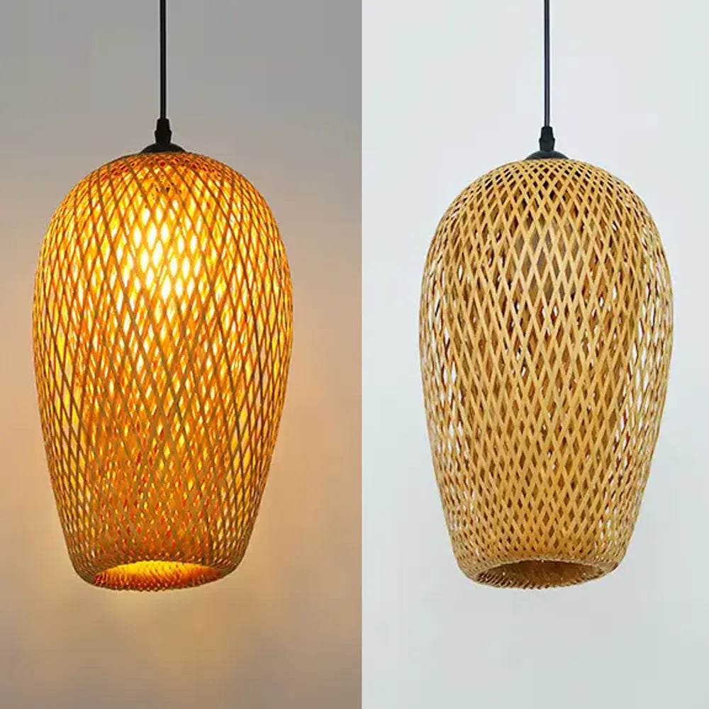 Luminária Pendente de Bambu Sumba