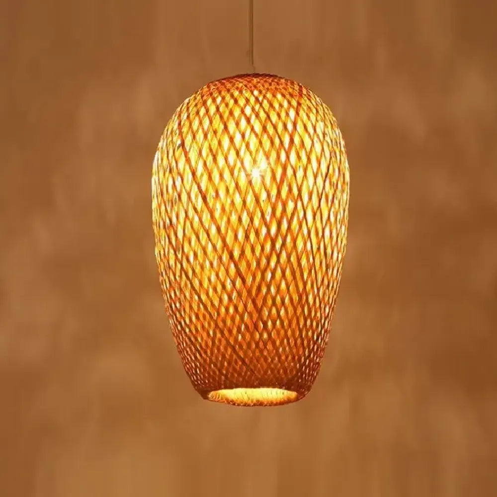 Luminária Pendente de Bambu Sumba