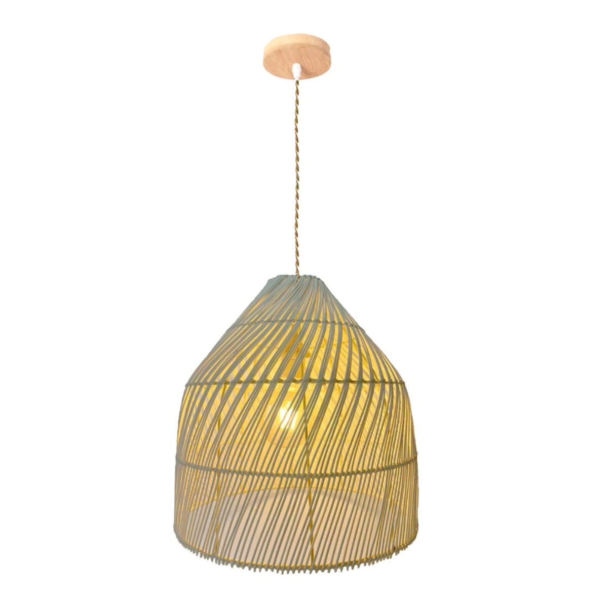 Luminária Pendente de Bambu Surya