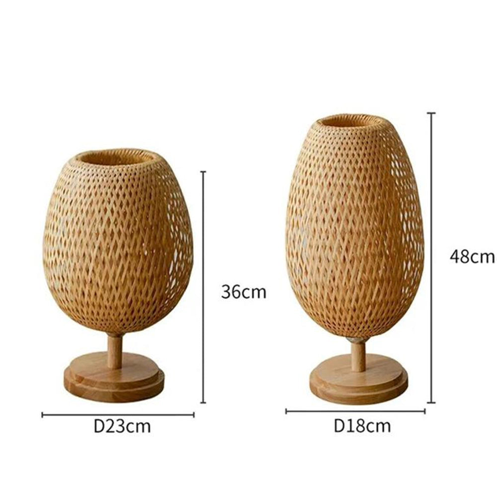 Luminária de Mesa Bambu