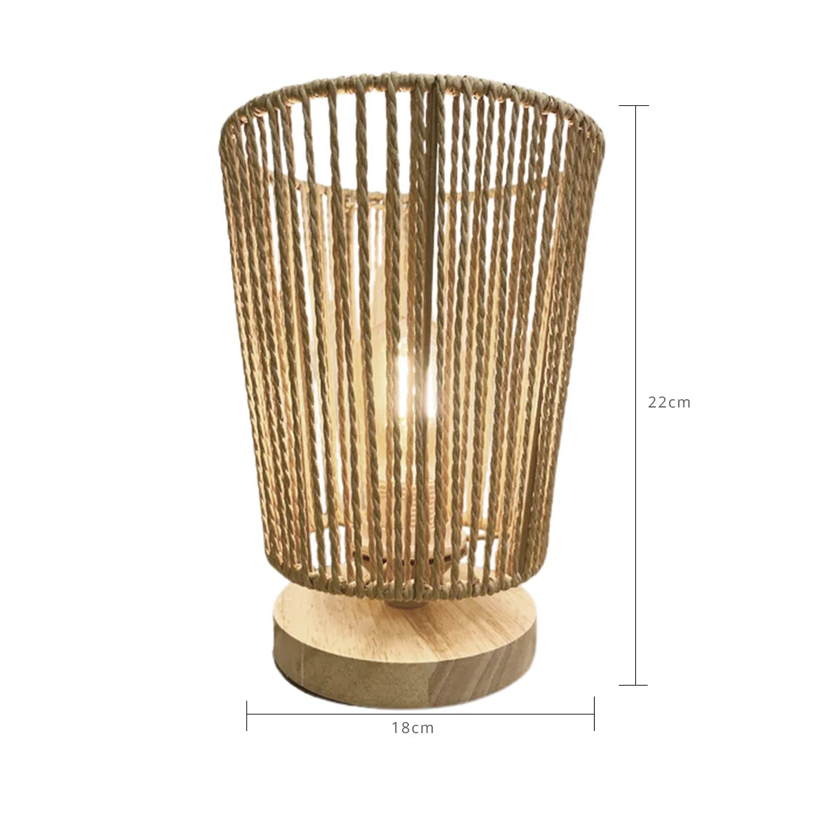 Luminária de Mesa Bambu Inzá