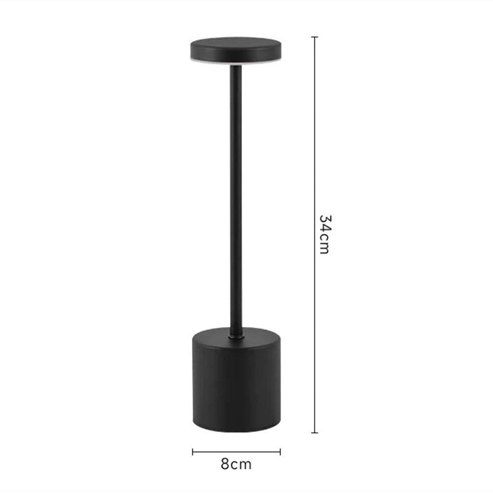 Luminária de Mesa LED Sem Fio Metal Lume