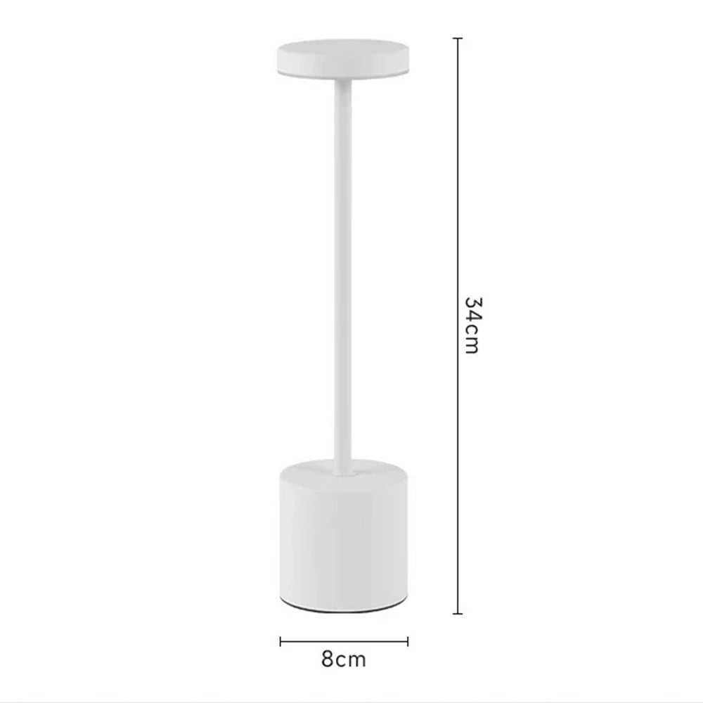 Luminária de Mesa LED Sem Fio Metal Lume