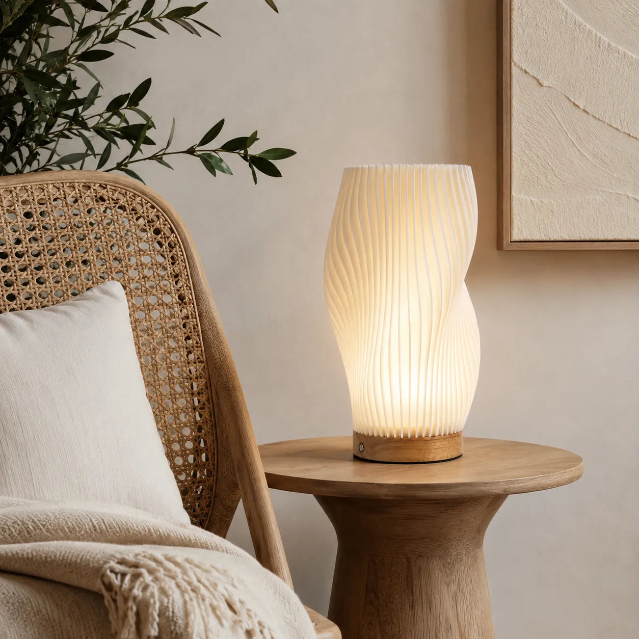 Luminária de Mesa em Estilo Nórdico Moderno