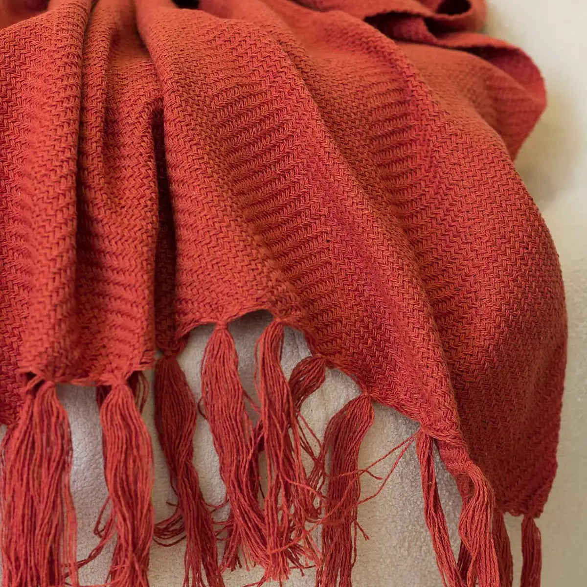 Manta para Sofá Artesanal Algodão Duna