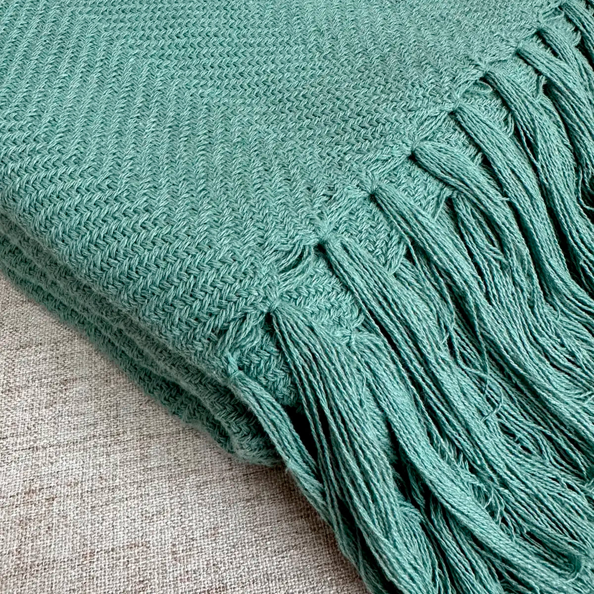 Manta para Sofá Artesanal Algodão Duna