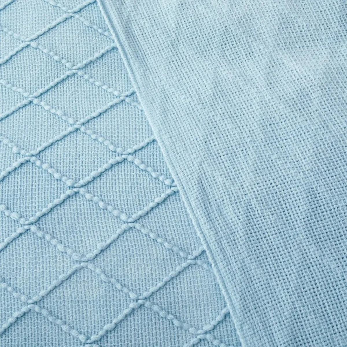 Manta para Sofá De Tricô Aurora