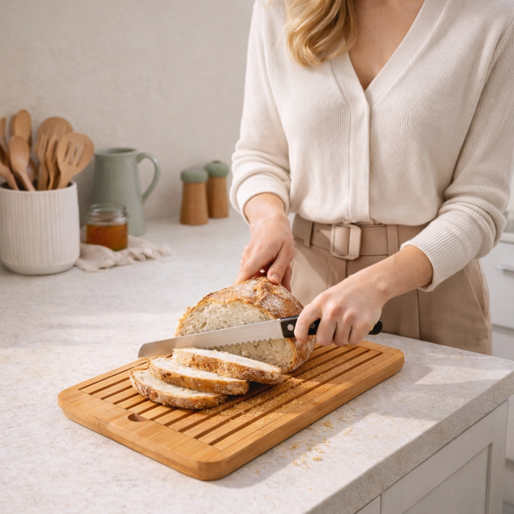 Migalheira de Pão Bambu Essenza Natural